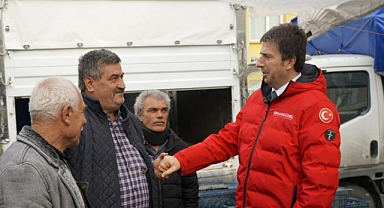 Güzel pazarı ziyaret etti