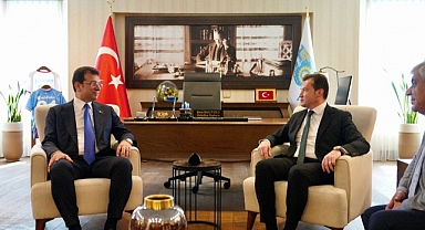 İmamoğlu'ndan Balcıoğlu'na tebrik ziyareti