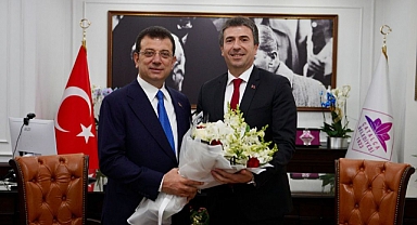İmamoğlu'ndan Güzel'e tebrik ziyareti