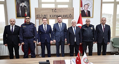 Silivri’de bayramlaşma töreni gerçekleşti