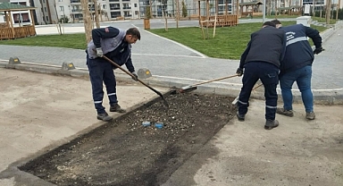 Silivri’de yol bakım çalışmaları devam ediyor