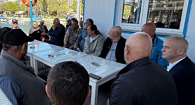Sami Barlas’tan balıkçılara ziyaret