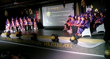 Odak Koleji’nde 8. Sınıflar Mezuniyet Coşkusu