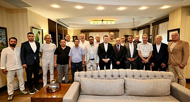 Silivrispor Yönetimi'nden Başkan Balcıoğlu'na ziyaret