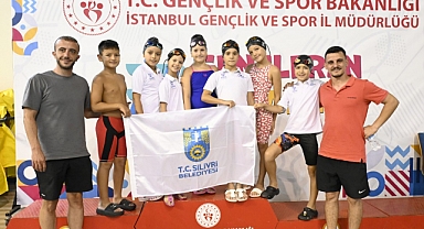 Silivrili minik kulaçlardan 20 madalya