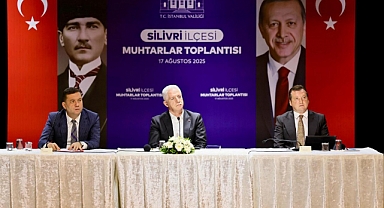 Vali Gül, Silivri’de muhtarlarla bir araya geldi