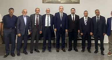 Saadet Partisi’nden İlçe Milli Eğitim Müdürü Damat’a ziyaret