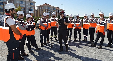 SAK Ekipleri BOTAŞ Silivri İşletme Müdürlüğüne eğitim düzenliyor