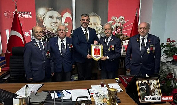 Gazilerden CHP İlçe Başkanı Doruk Bulut’a hayırlı olsun ziyareti