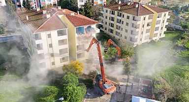 Aşiyan Sitesi'nin yıkımı gerçekleştirildi