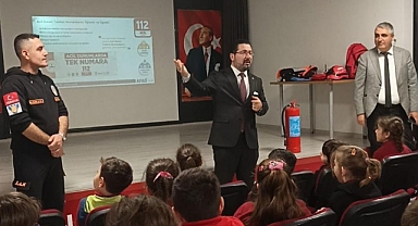 Akören Ümit Aksun Ortaokulu’nda Afet Bilinci eğitimi