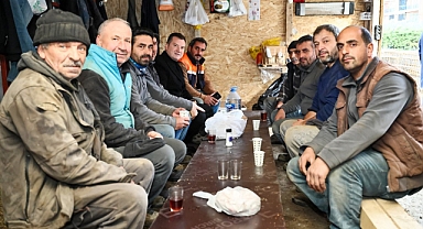 Başkan Balcıoğlu Yurt ve Cami inşaatlarını ziyaret etti