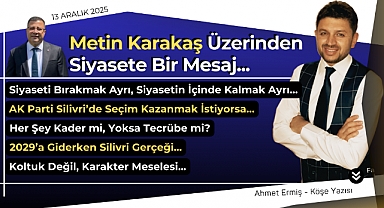 Metin Karakaş Üzerinden Siyasete Bir Mesaj...