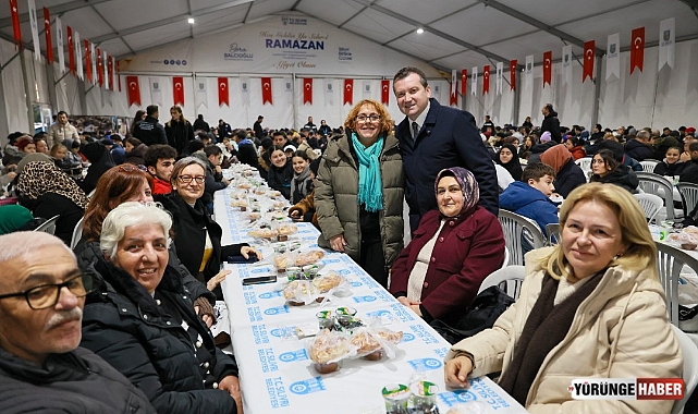 Başkan Balcıoğlu iftar sofrasında vatandaşlarla buluştu