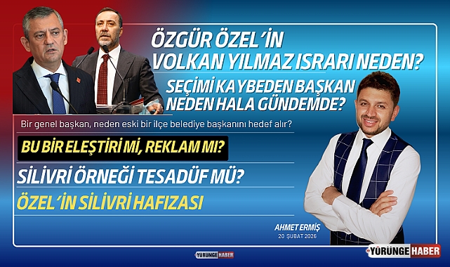 Özgür Özel'in Volkan Yılmaz takıntısı…