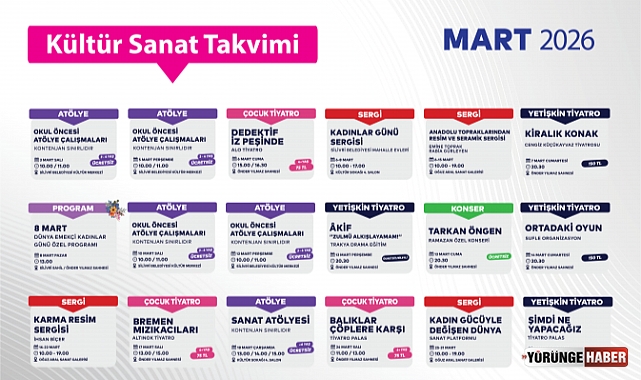 Silivri'de Mart ayı dolu dolu geçecek
