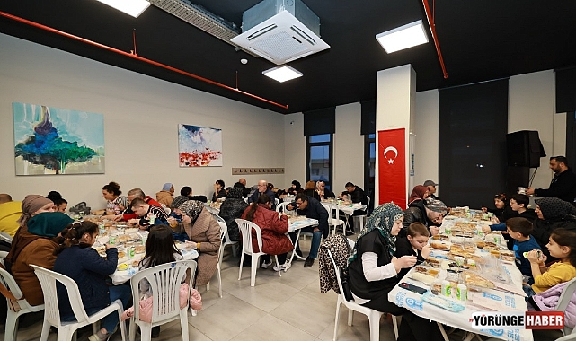 Balcıoğlu, çocuklar ve aileleriyle bir araya geldi