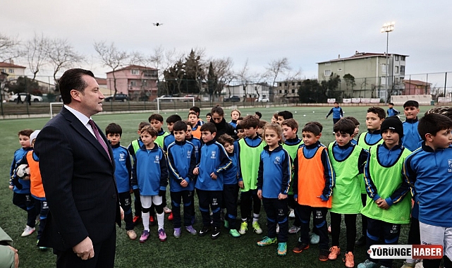 Başkan Balcıoğlu'ndan çocuklara ziyaret