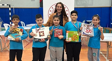 Gazi İlkokulu 5 dalda dereceyle döndü