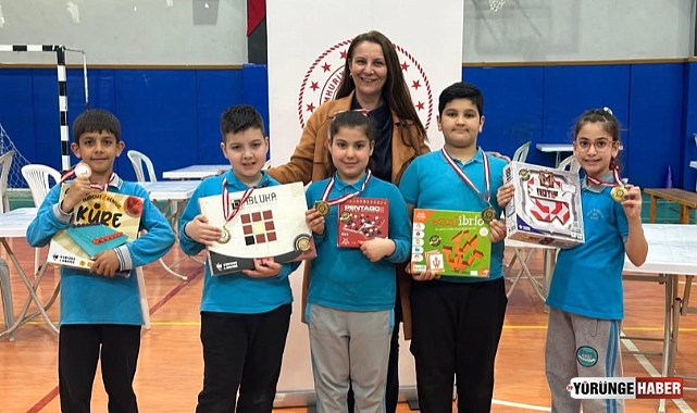 Gazi İlkokulu 5 dalda dereceyle döndü