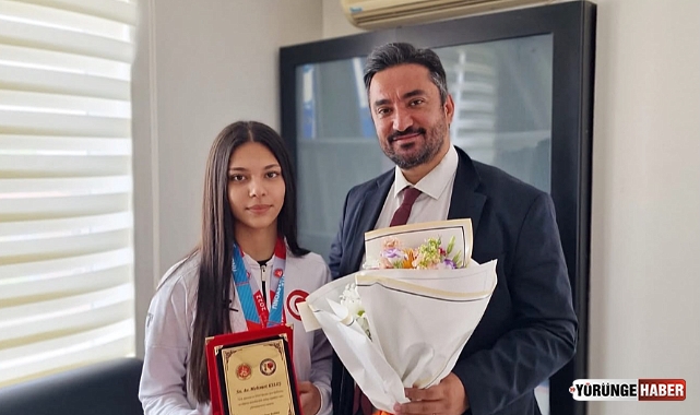 Milli sporcudan Mehmet Keleş'e teşekkür