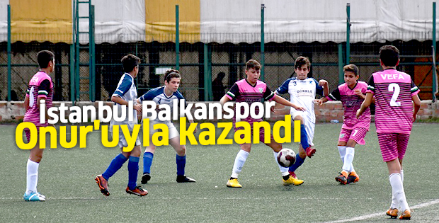 İstanbul Balkanspor Onur'uyla kazandı 1-0