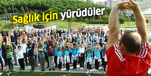 Sağlık için yürüdüler