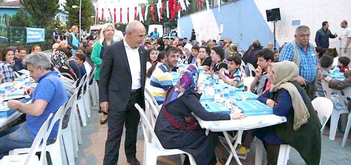 İftar programı Muratçeşme'de devam etti