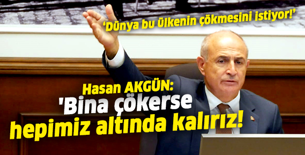 'Bina çökerse hepimiz altında kalırız!