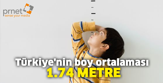 Türkiye'nin boy ortalaması 1.74 metre