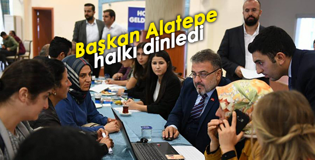 Başkan Alatepe halkı dinledi