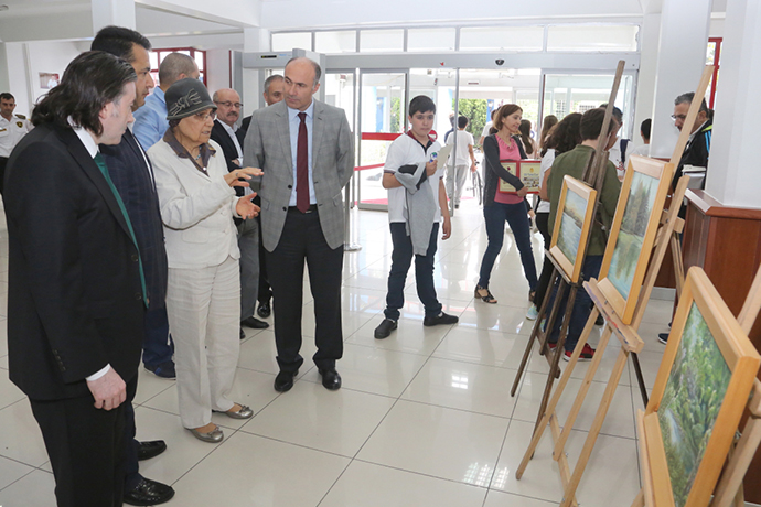 Çevre günü dolayısıyla, resim sergisi açıldı