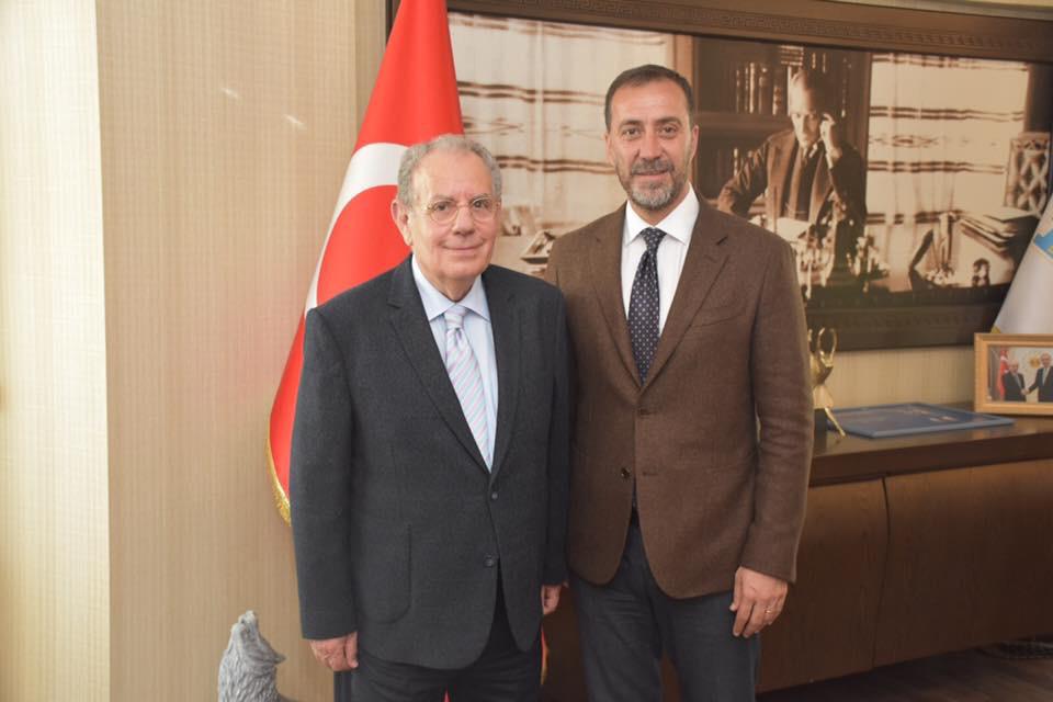 Yusuf Sarıbekir Başkan Yılmaz'ı ziyaret etti