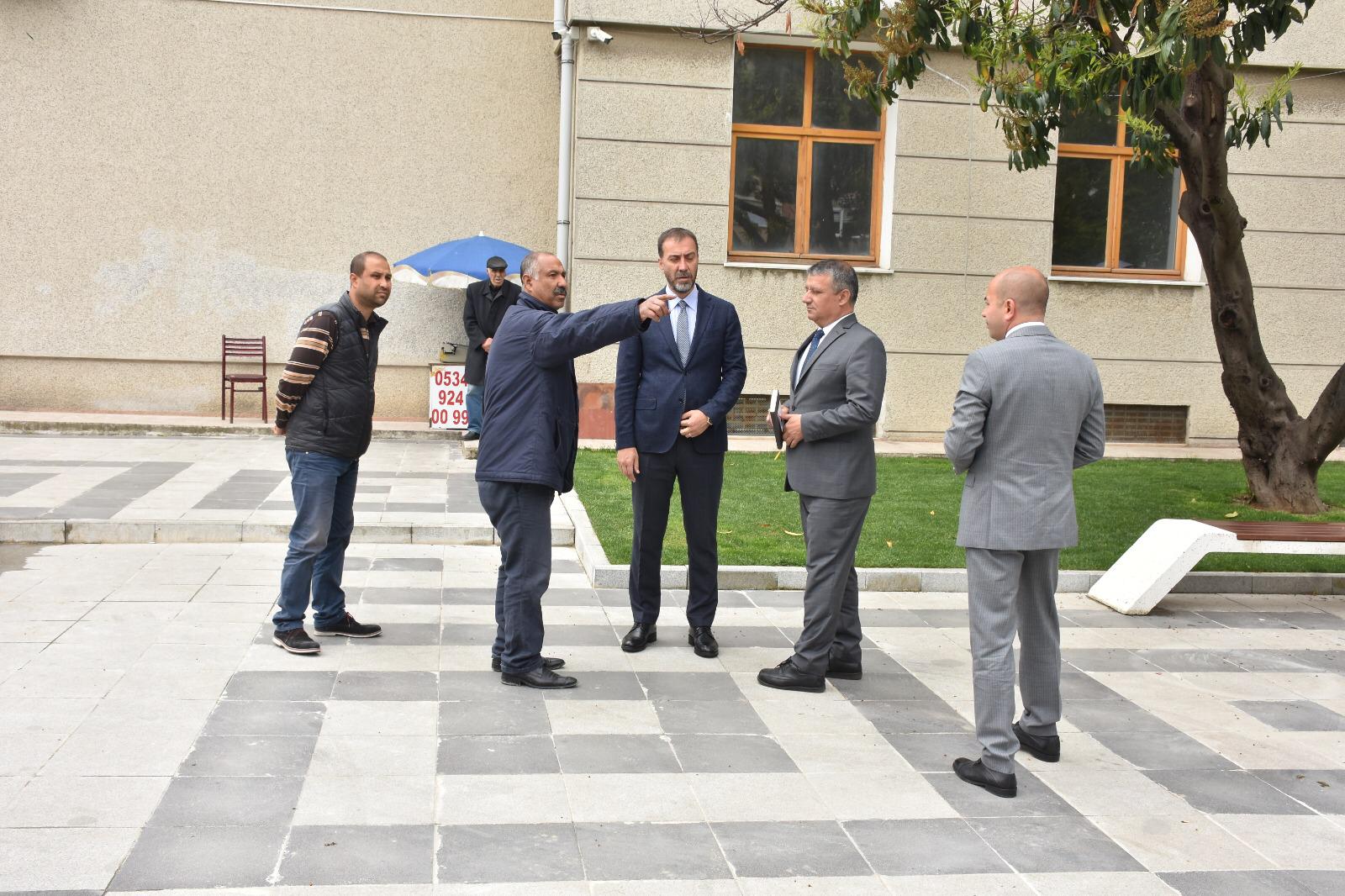 Başkan Yılmaz 19 Mayıs Meydan'nı inceledi