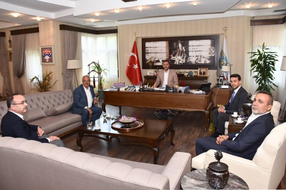 Rıdvan Mertöz, Volkan Yılmaz’ı ziyaret etti