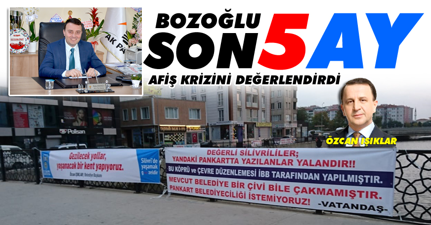Bozoğlu afiş krizini değerlendirdi