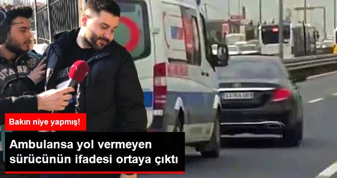'Kaza yapacaktım, sinirlendim'