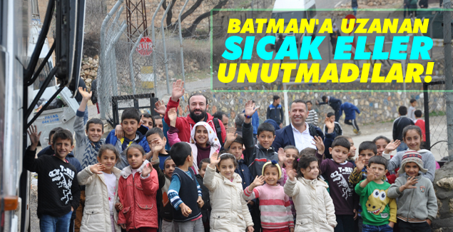 Batman'a uzanan sıcak eller
