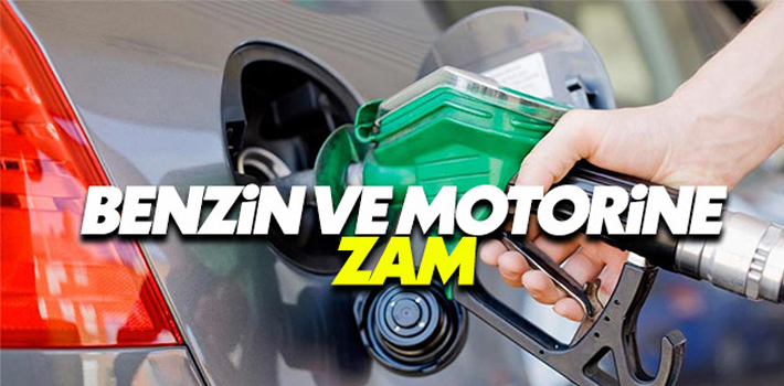Benzin ve motorine zam