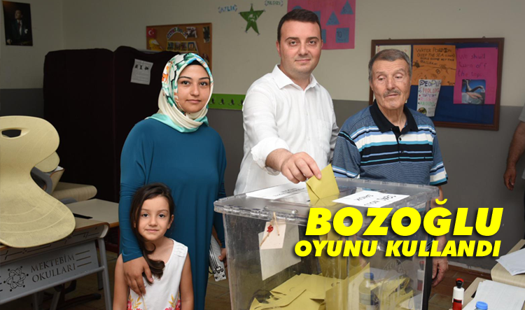 Bozoğlu, oyunu kullandı