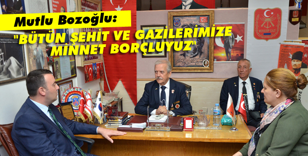 Bozoğlu, Silivri Gaziler Derneğini ziyaret etti