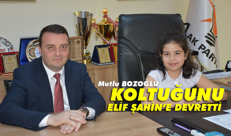 Mutlu Bozoğlu, koltuğu Elif Şahin'e devretti