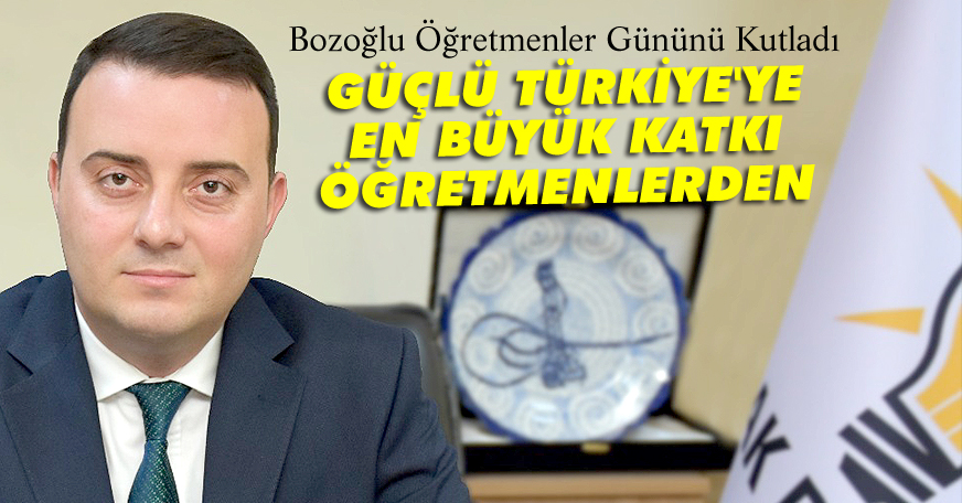 Bozoğlu, öğretmenler gününü kutladı