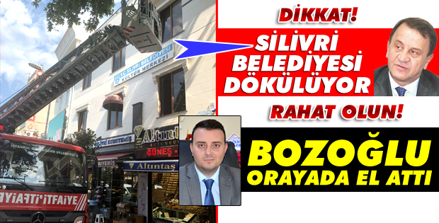 Belediyenin iş merkezi dökülüyor! İş yine Bozoğlu'na kaldı.