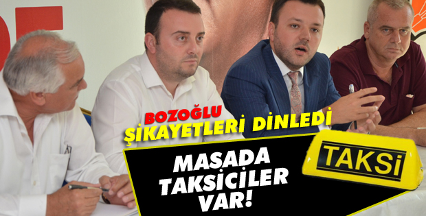 Masada taksiciler var!