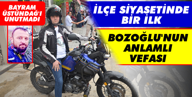 Teşkilatçı Başkan'dan anlamlı 'vefa' örneği