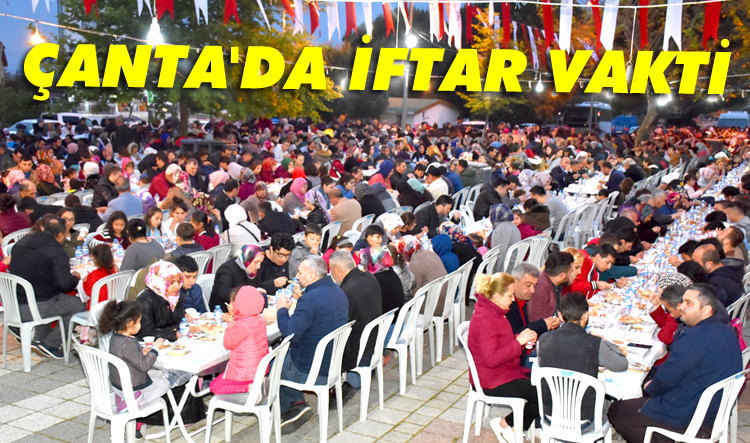 Çanta'lılar iftar sofrasında buluştu