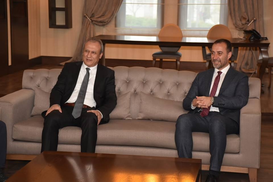 İlçe protokolünden Başkan Yılmaz’a ziyaret