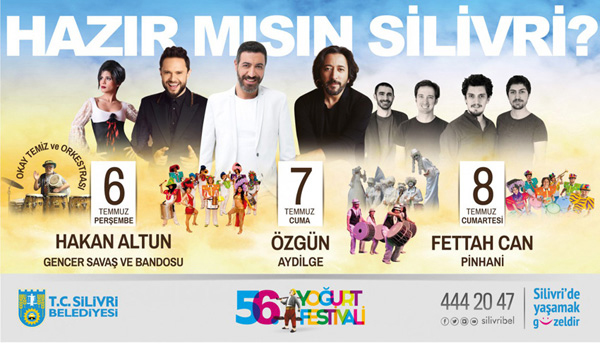Silivri Yoğurt Festivali Başlıyor...