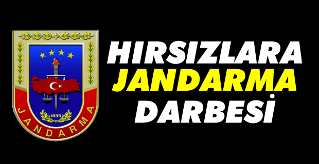 Hırsızlara jandarma darbesi